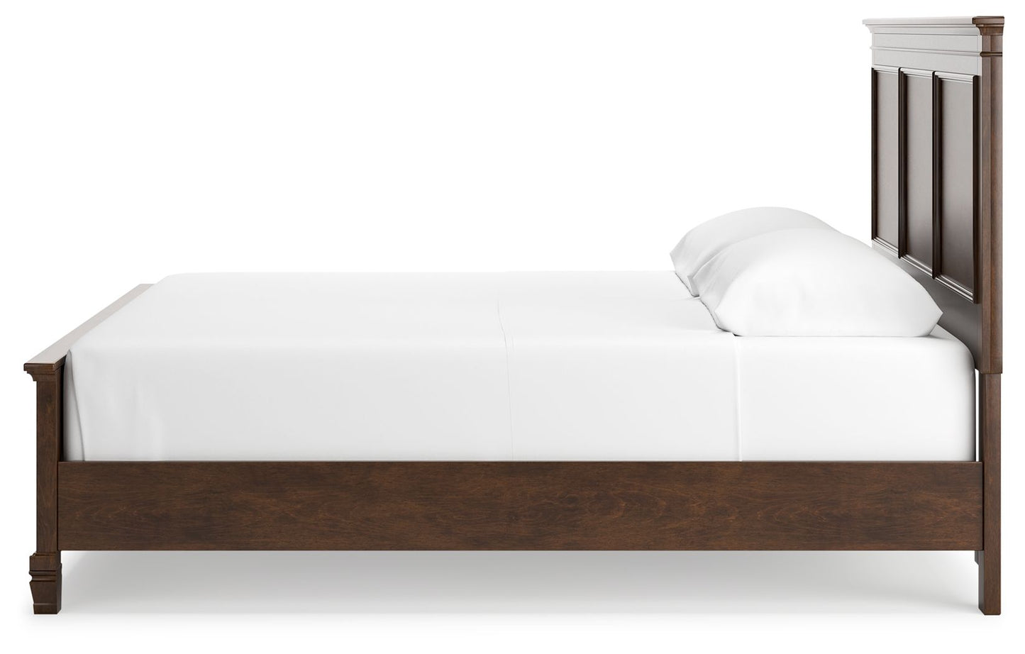 Danabrin - Panel Bed, Twin, Dark Brown
