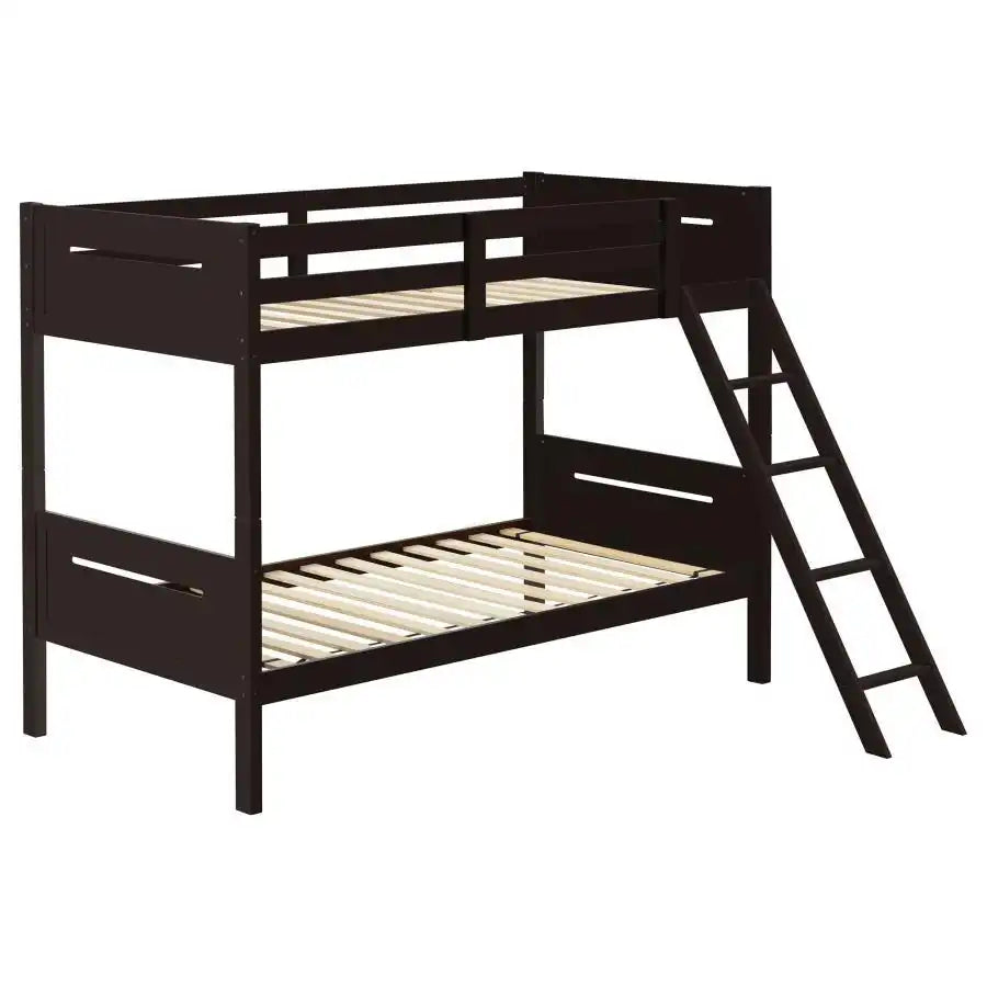 Littleton - Bunk Bed, Twin over Twin, Black