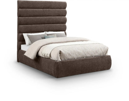 Adam - Chenille Fabric Bed With 70.5 Headboard