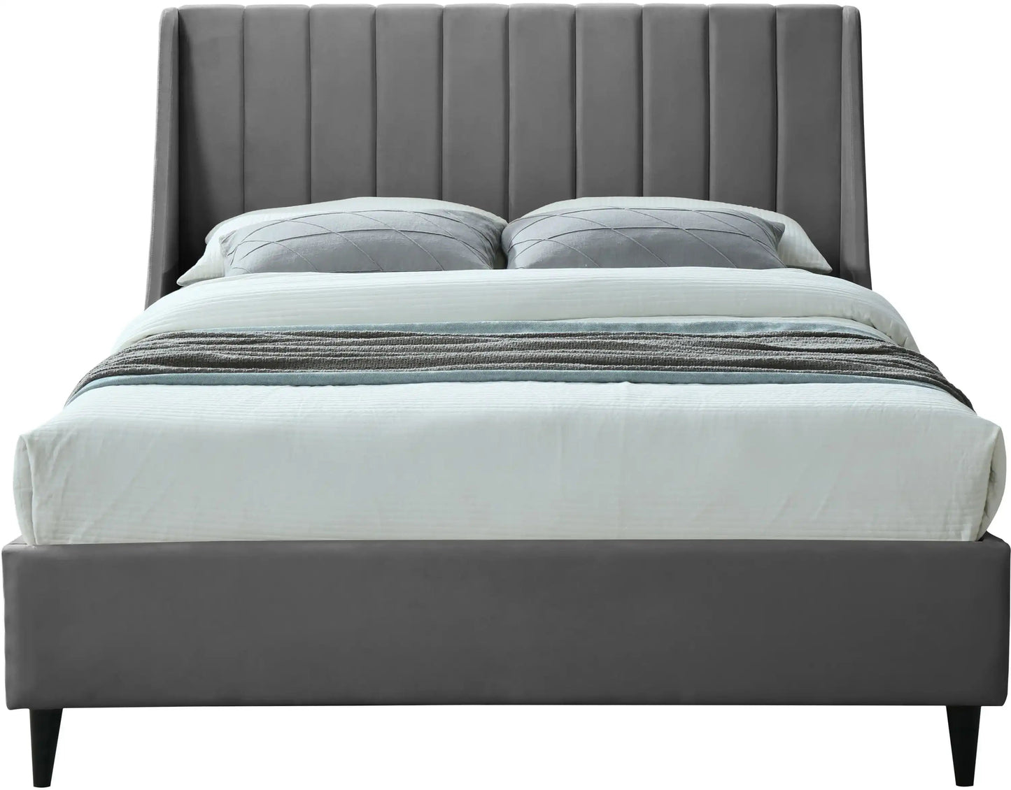 Eva - Velvet Bed, Twin, Green