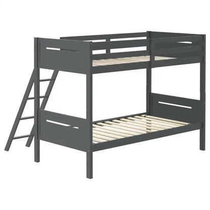Littleton - Bunk Bed, Twin over Twin, Black
