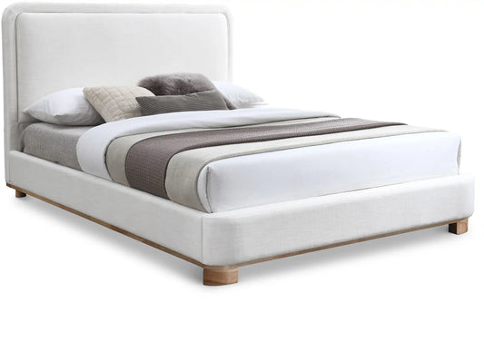 Nolita - Bed With Natural Base, Full, White