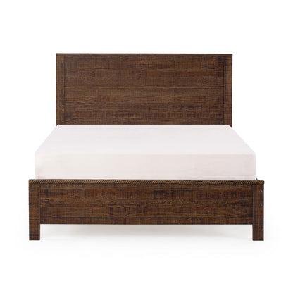Albany - Bed Frame With Headboard, Heavy Duty Modern Rustic Design