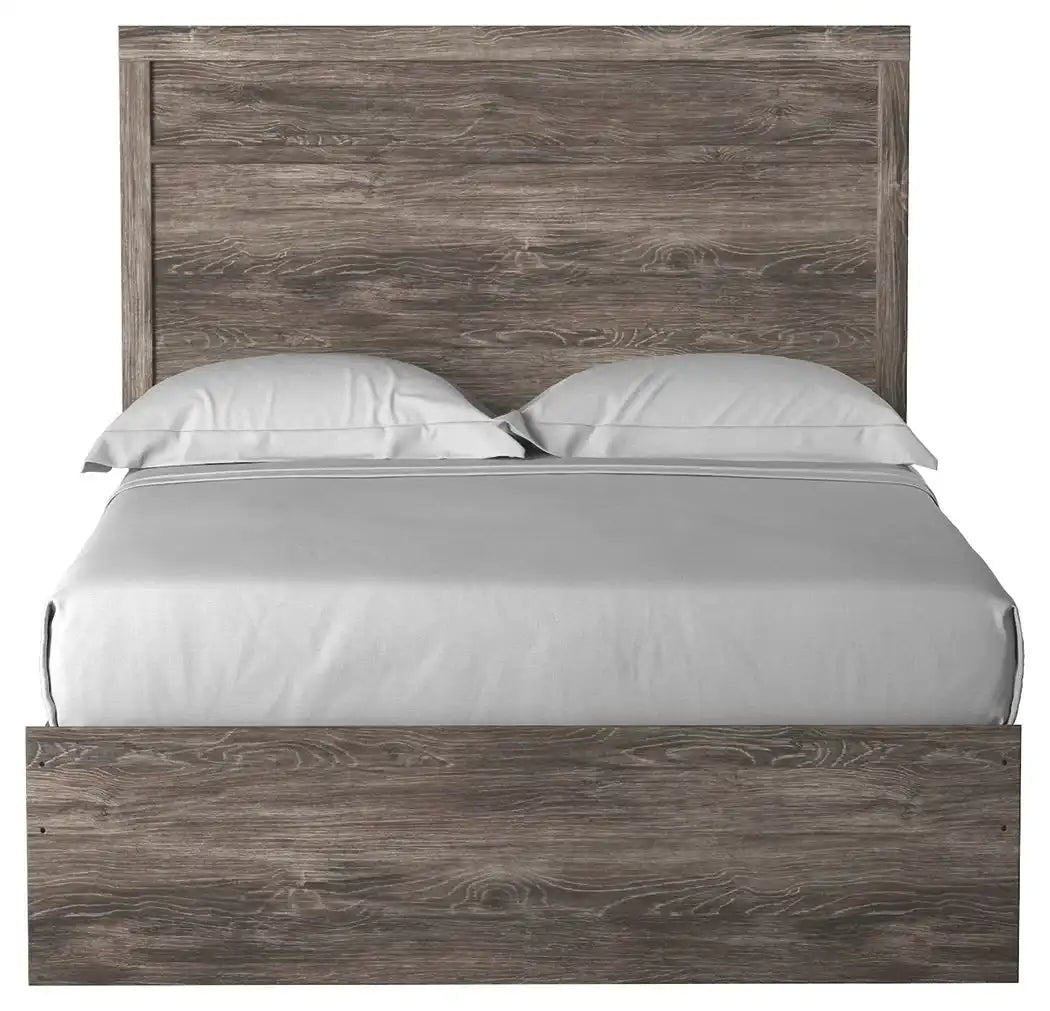 Ralinksi - Panel Bed, Twin, Gray