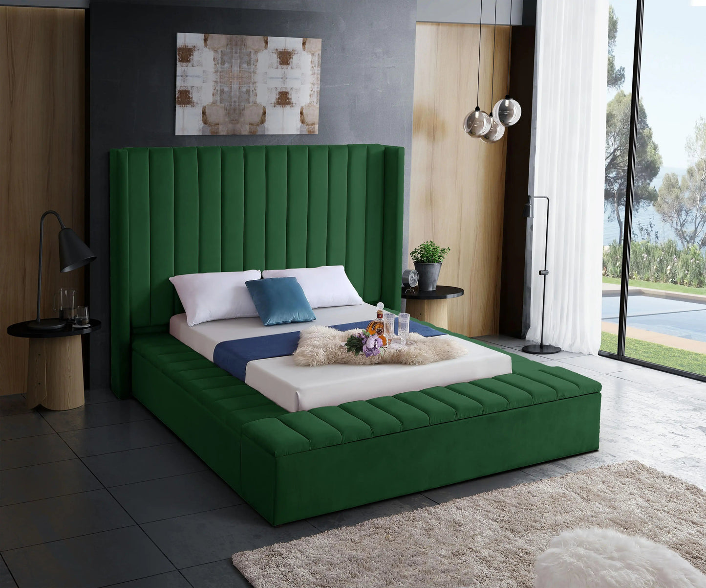 Kiki - Bed, King, Black