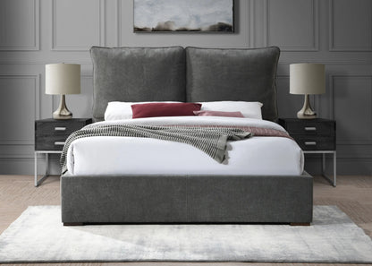 Misha - Bed, Full, Dark Gray