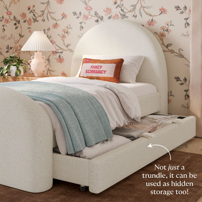 Moon - Trundle Bed, Twin, White