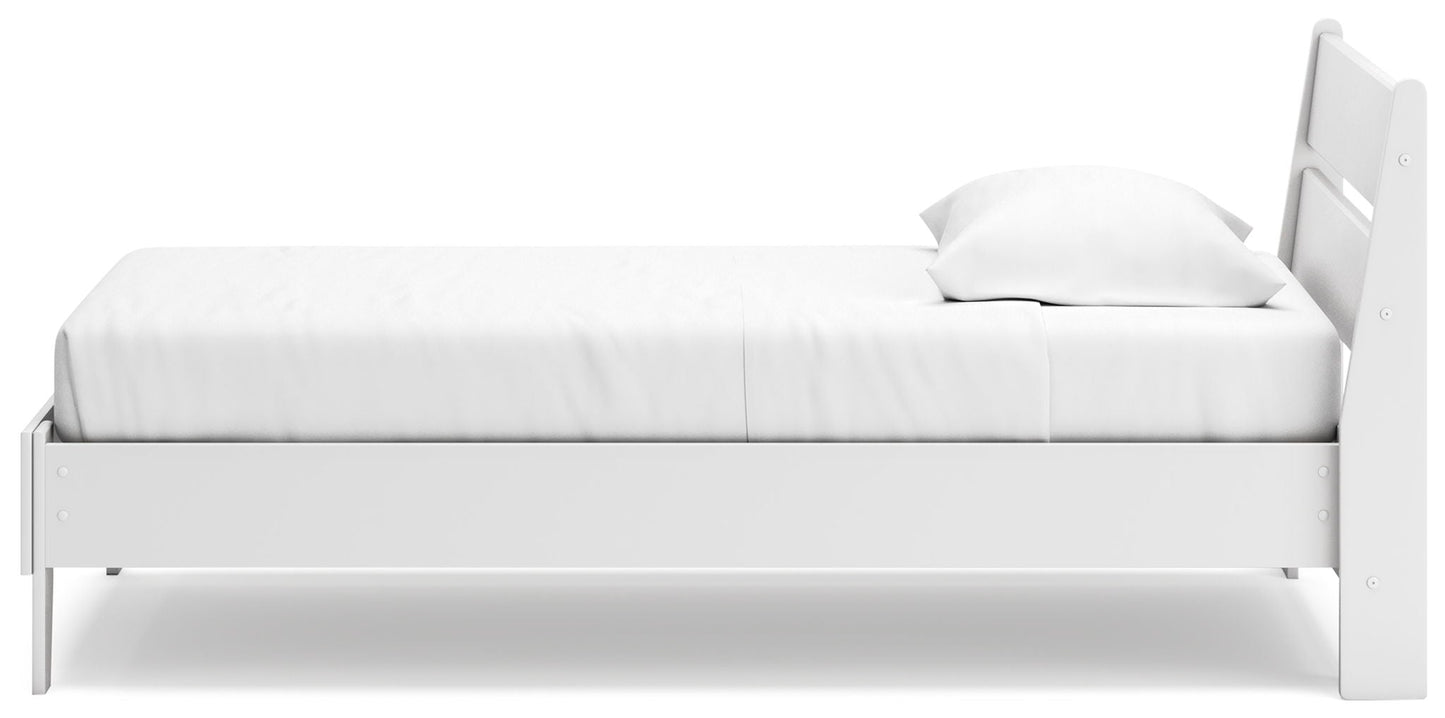 Socalle - Panel Platform Bed, Full, White