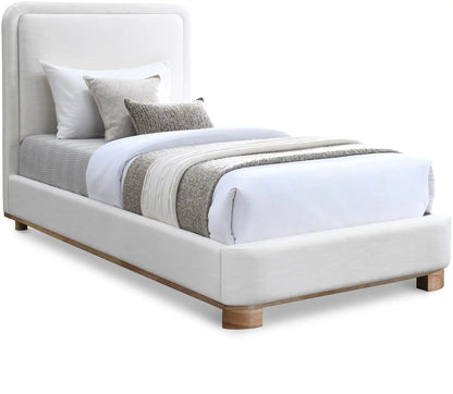 Nolita - Bed With Natural Base, Full, White