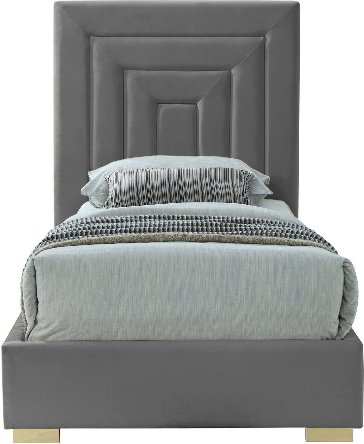 Nora - Bed, Twin, Dark Gray