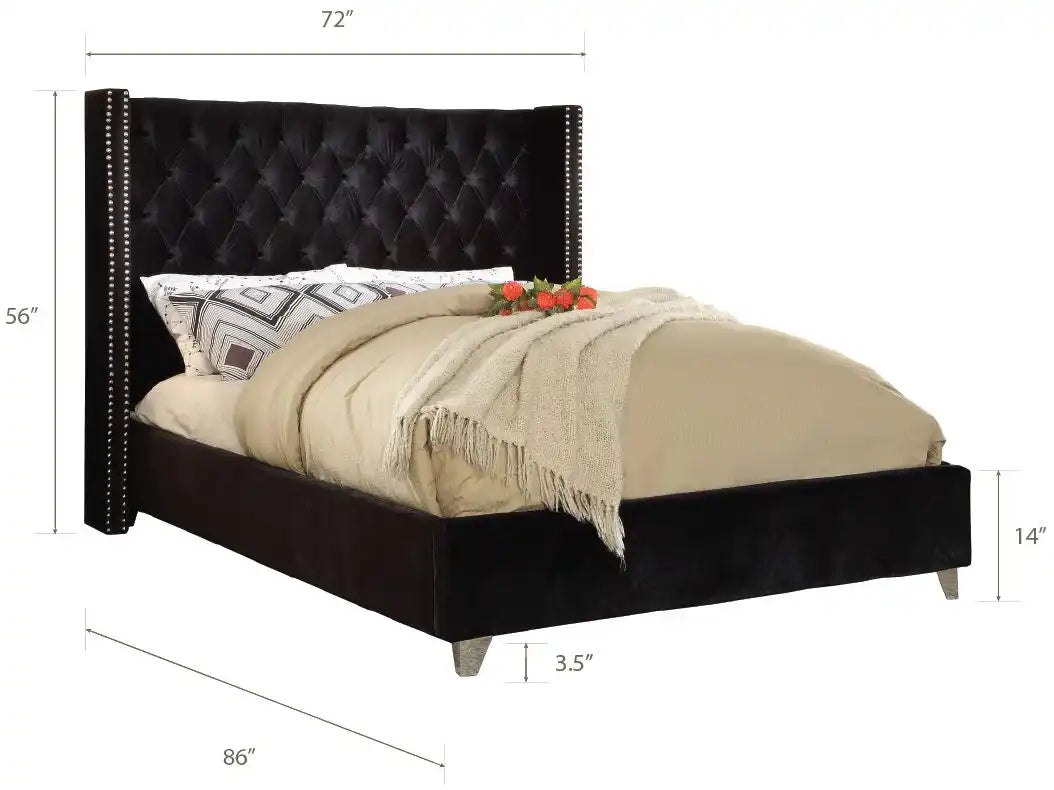 Aiden - Bed, King, Beige