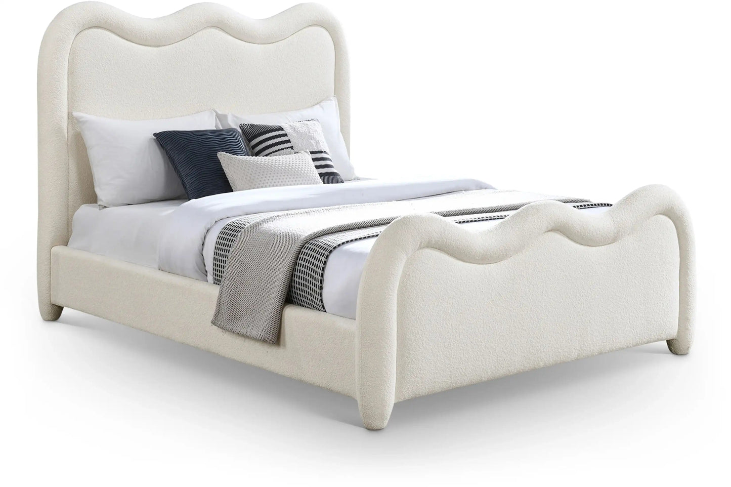 Gavin - Bed, Full, Beige