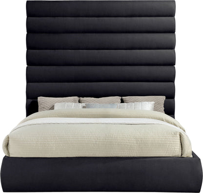Adam - Chenille Fabric Bed With 89 Headboard