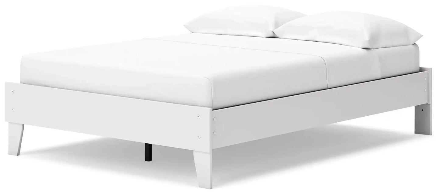 Socalle - Platform Bed, Twin, White