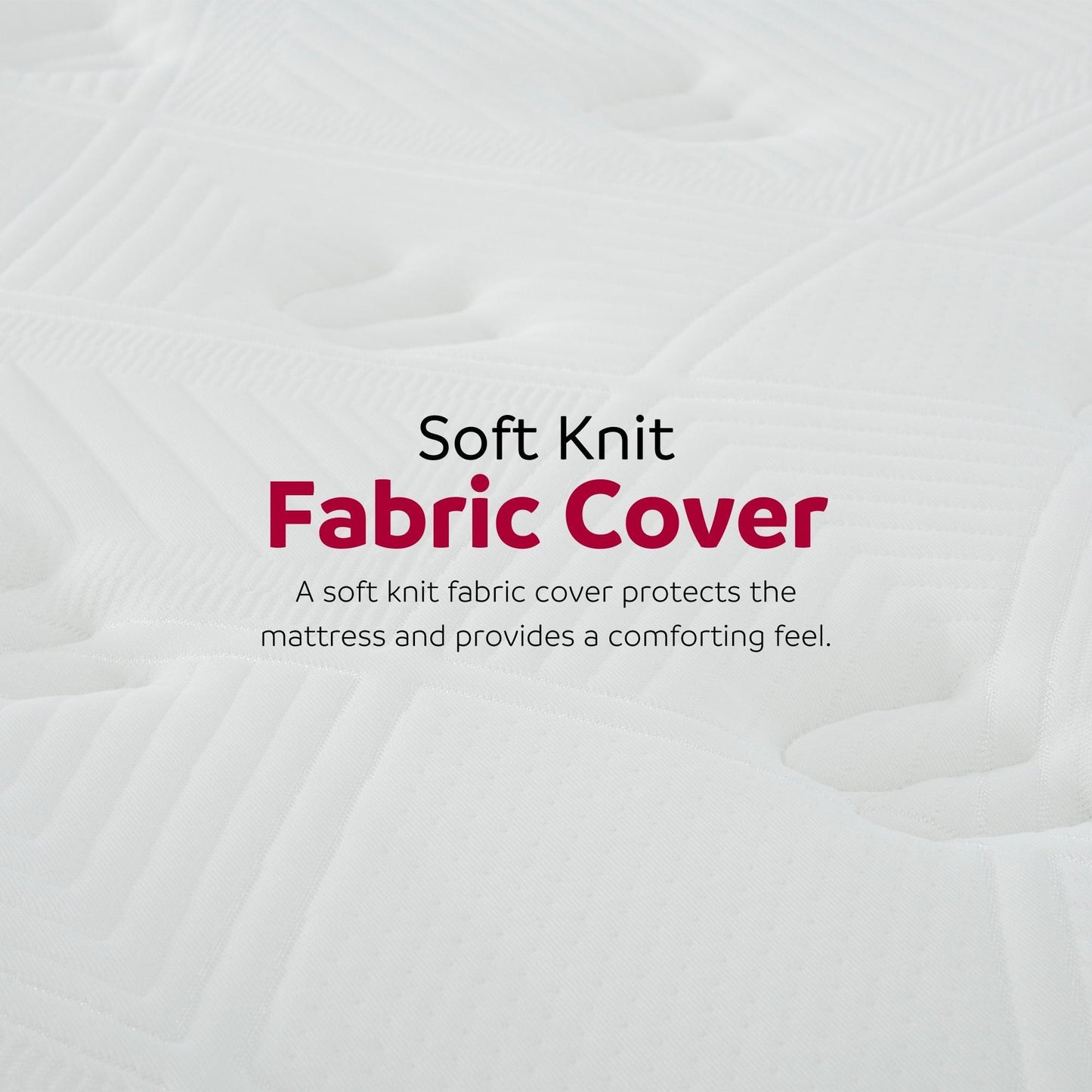 9 Medium Pocket Spring Mattress, Full, White