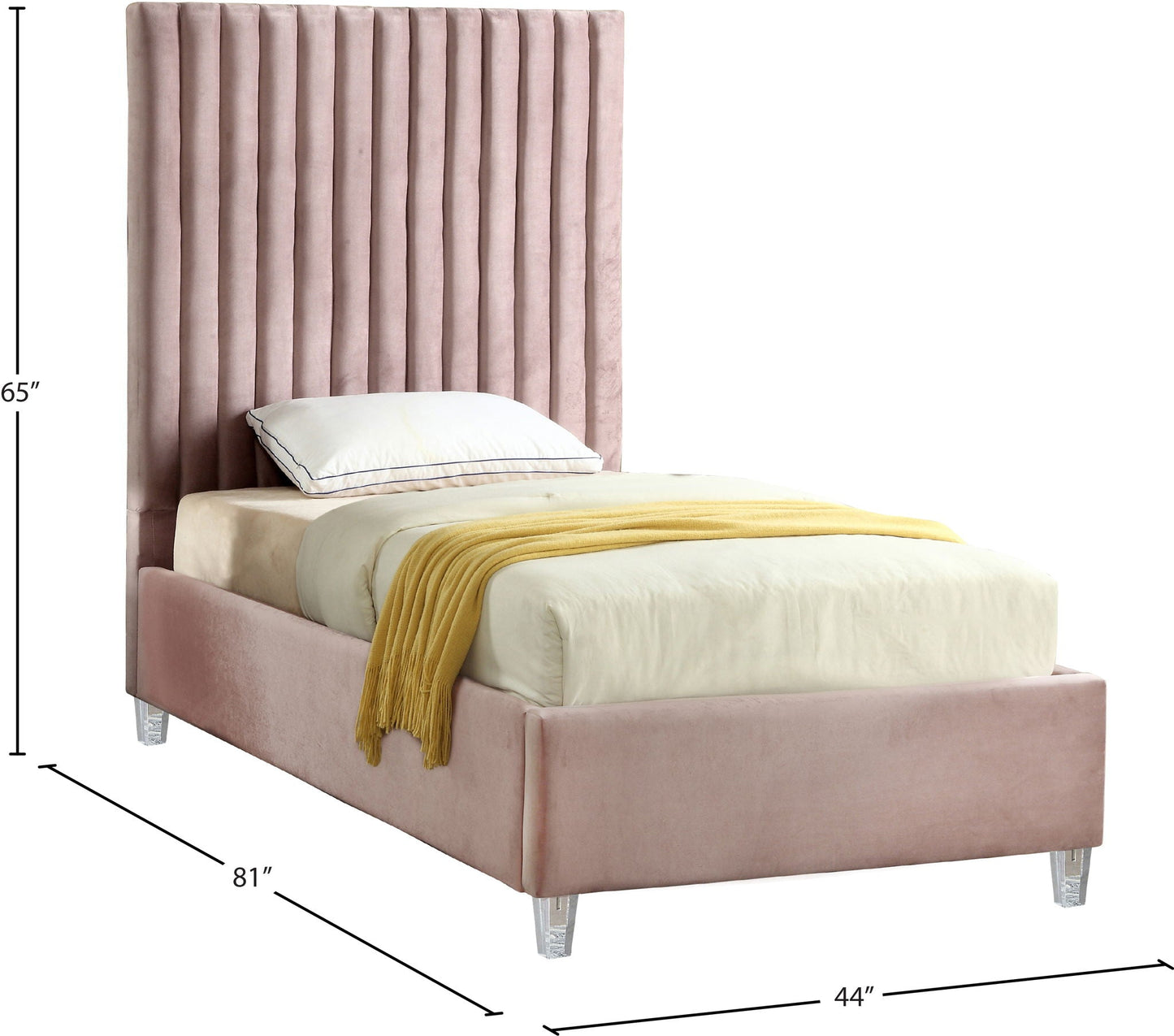 Candace - Bed, Full, Beige