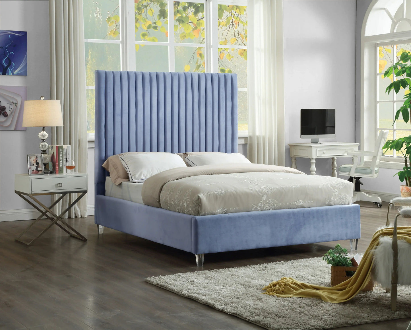 Candace - Bed, Full, Beige