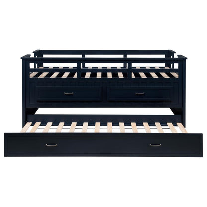 Carlsbad - Wood Captains Bed With Trundle