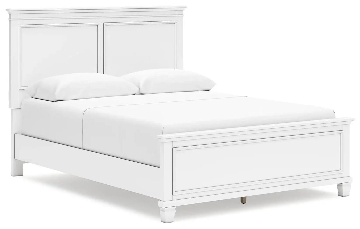 Fortman - Panel Bed, Full, White