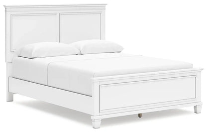 Fortman - Panel Bed, Full, White