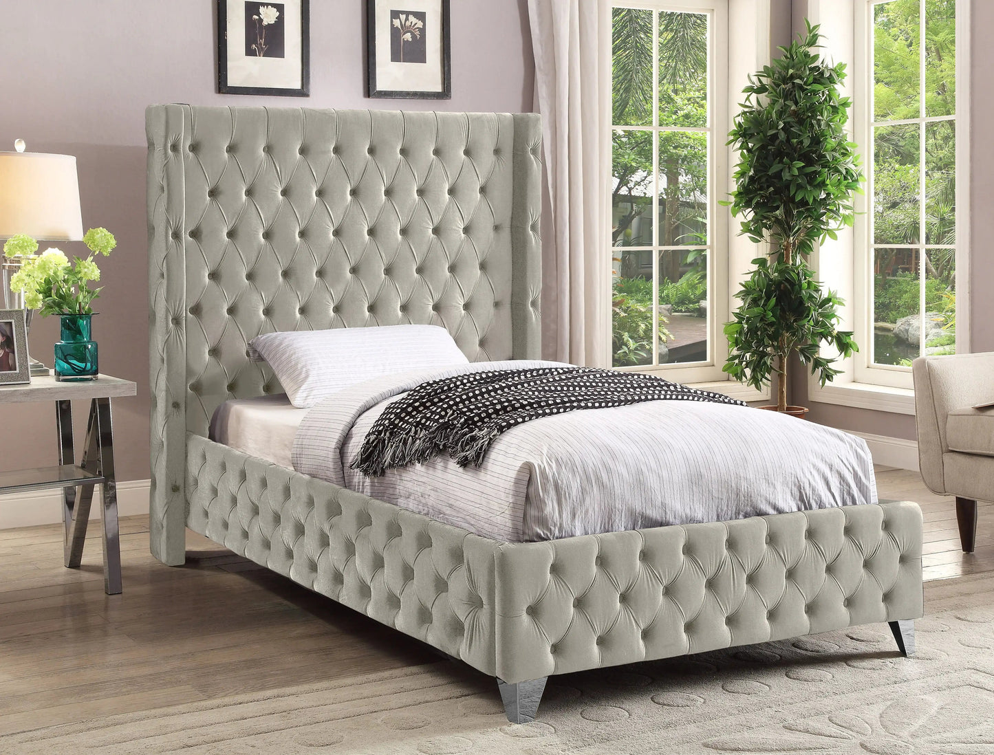 Savan - Bed, Queen, Beige