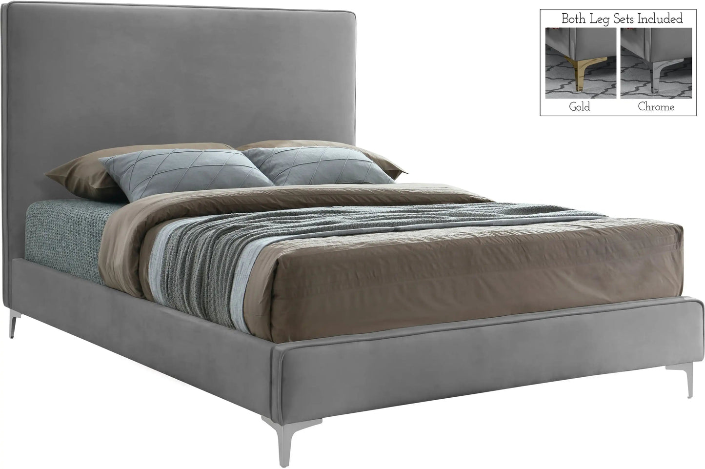 Geri - Bed, Full, Beige