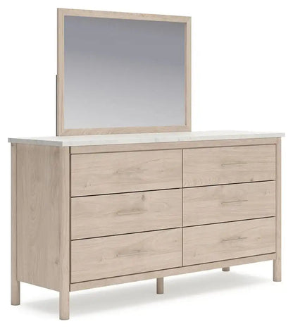 Cadmori - Panel Bedroom Set, Beige