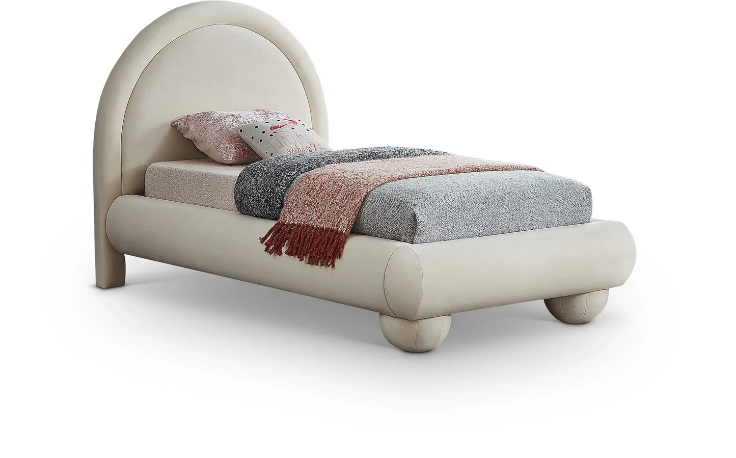 Madrid - Upholstered Bed, Full, Beige