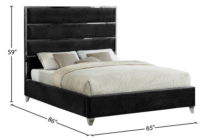 Zuma - Bed, Queen, Black