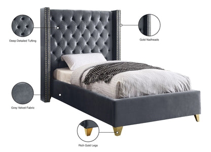 Barolo - Bed, Twin, Blue