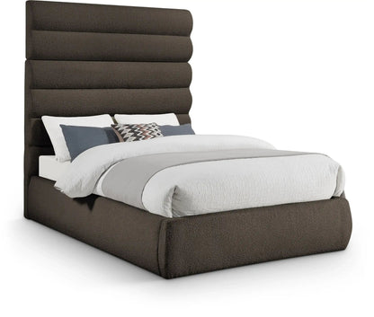 Adam - Boucle Fabric Bed With 70.5 Headboard