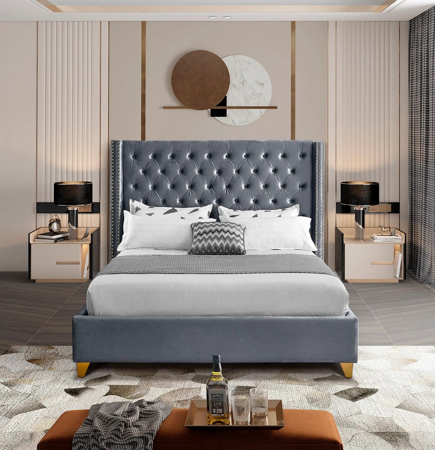 Barolo - Bed, Twin, Blue