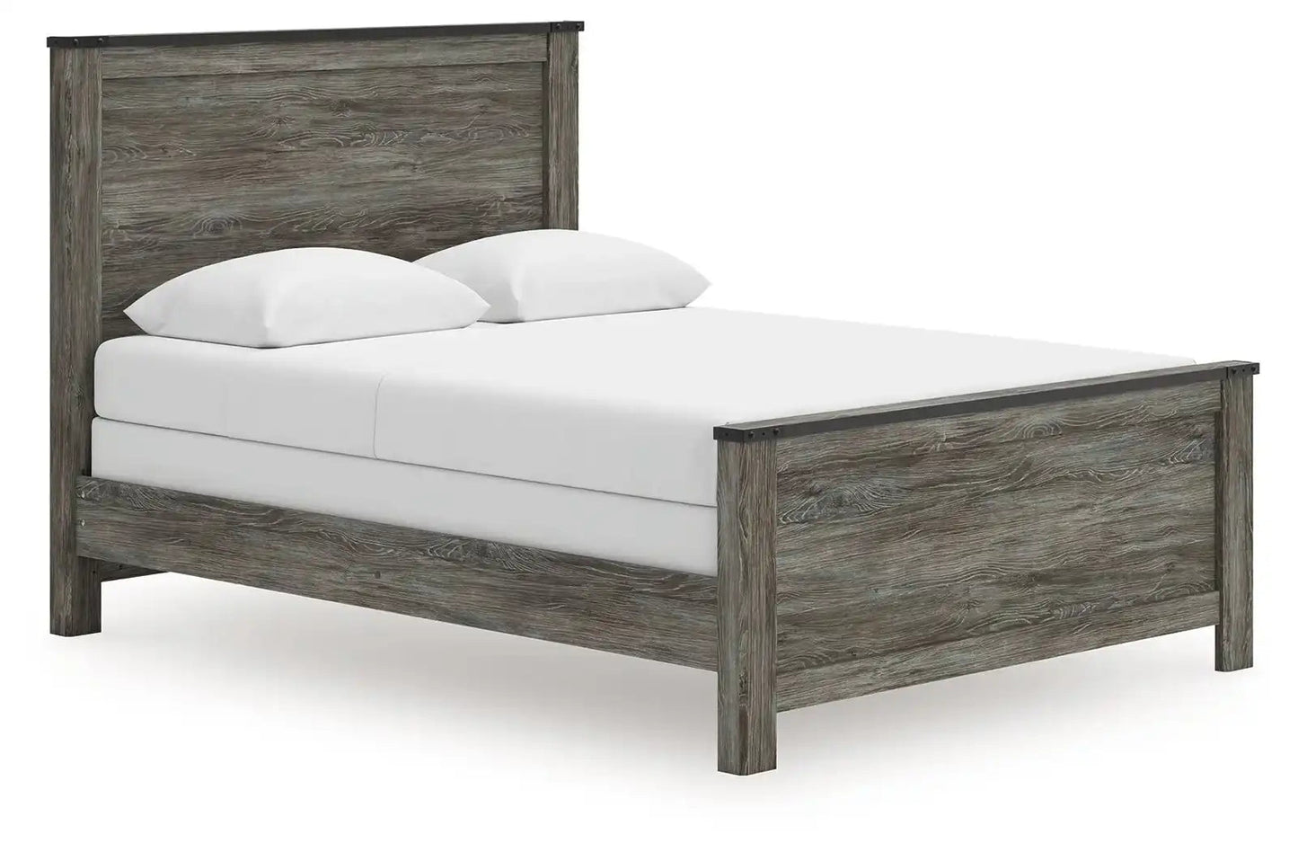 Frandern - Panel Bed, Full, Gray