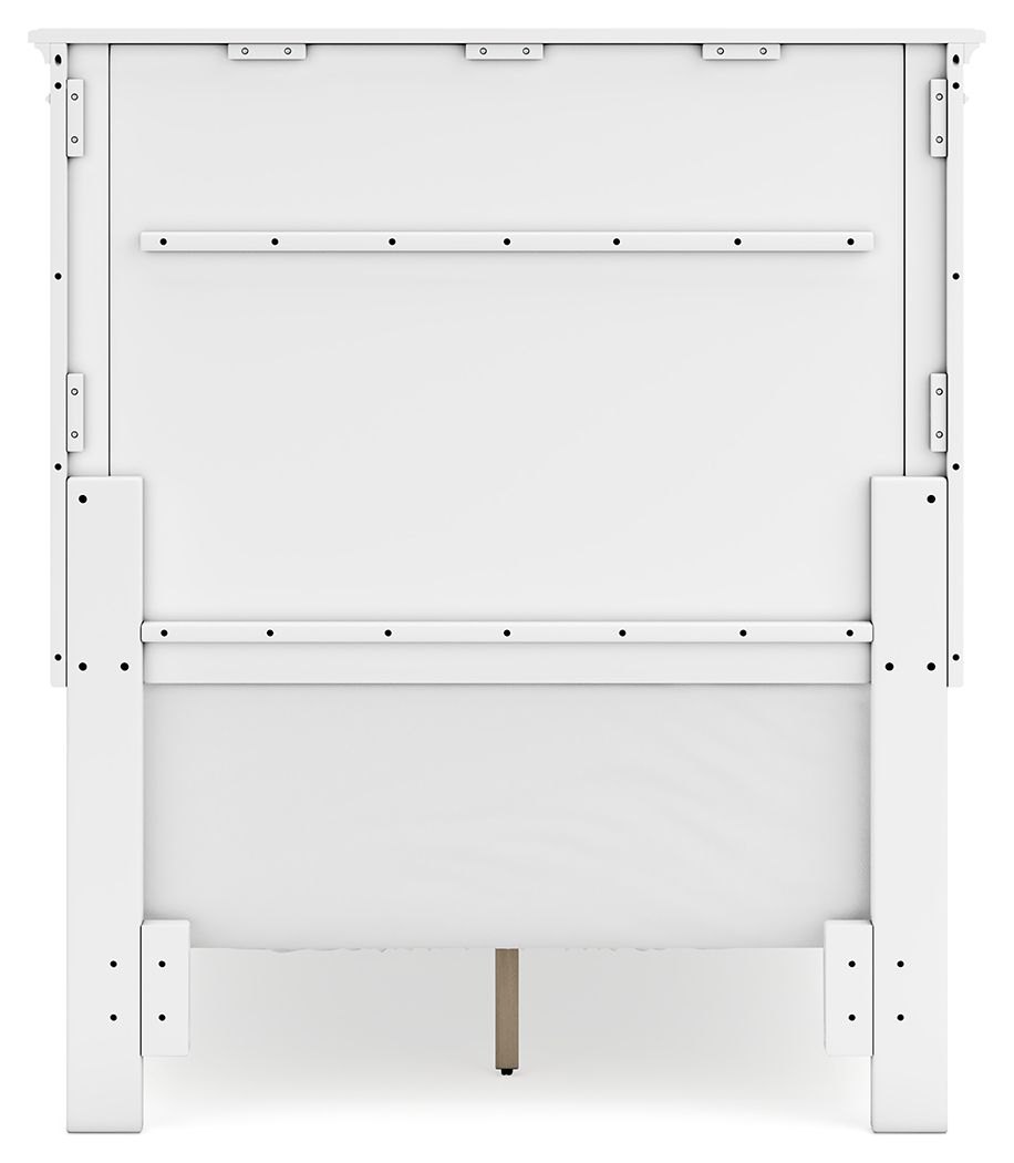 Fortman - Panel Bed, Full, White