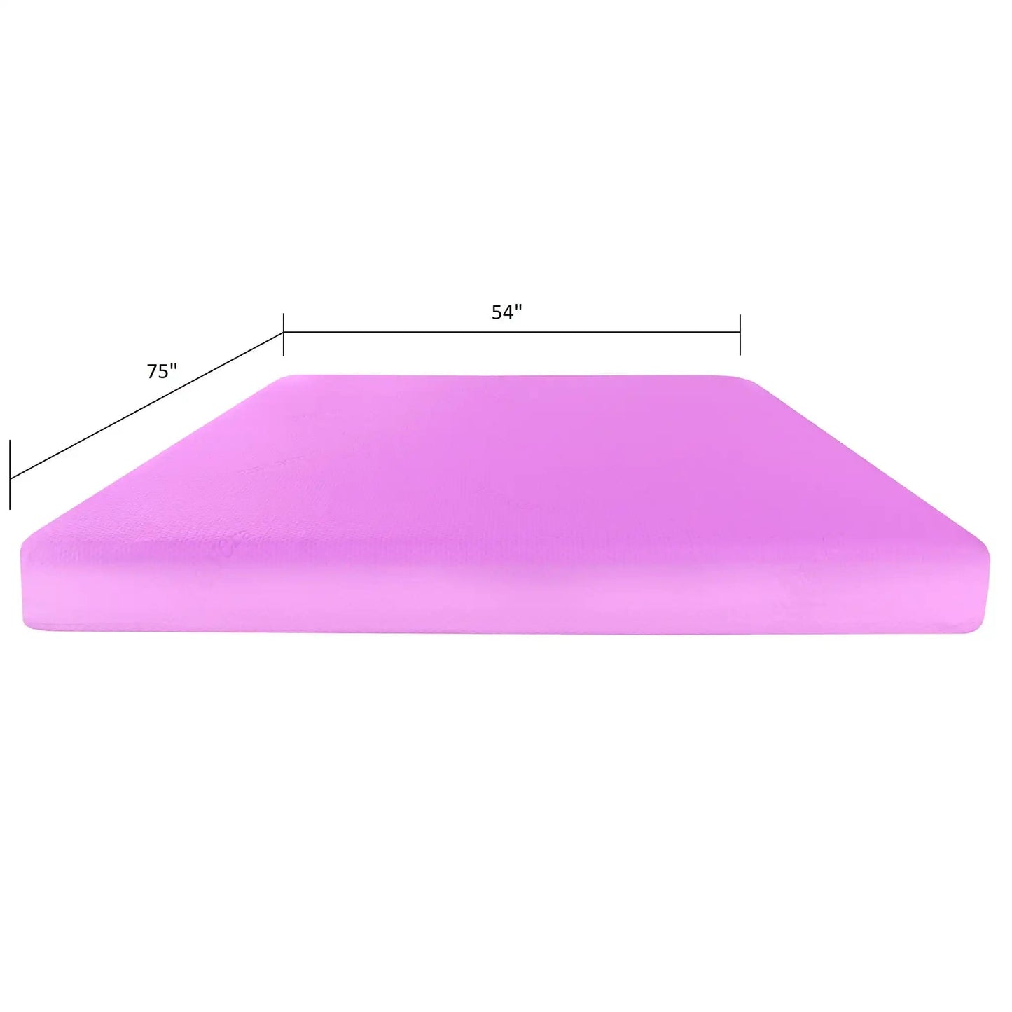 6 Full Size Gel Memory Foam Mattress In A Box With Aloe Vera Cover - Pink