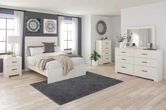 Stelsie - Panel Bedroom Set, White
