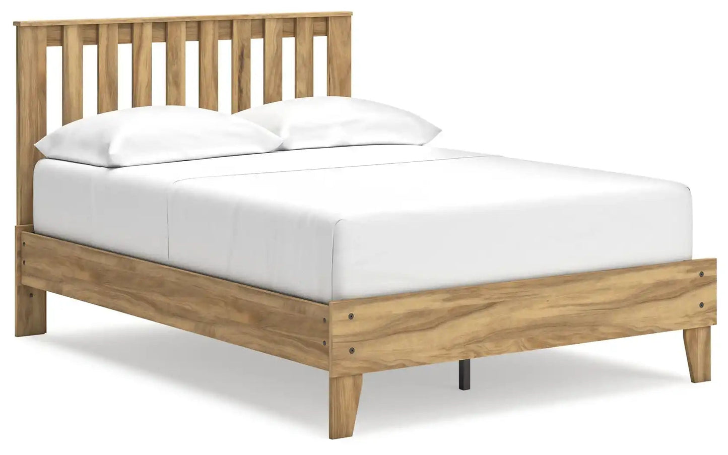 Bermacy - Platform Bedroom Set, Light Brown
