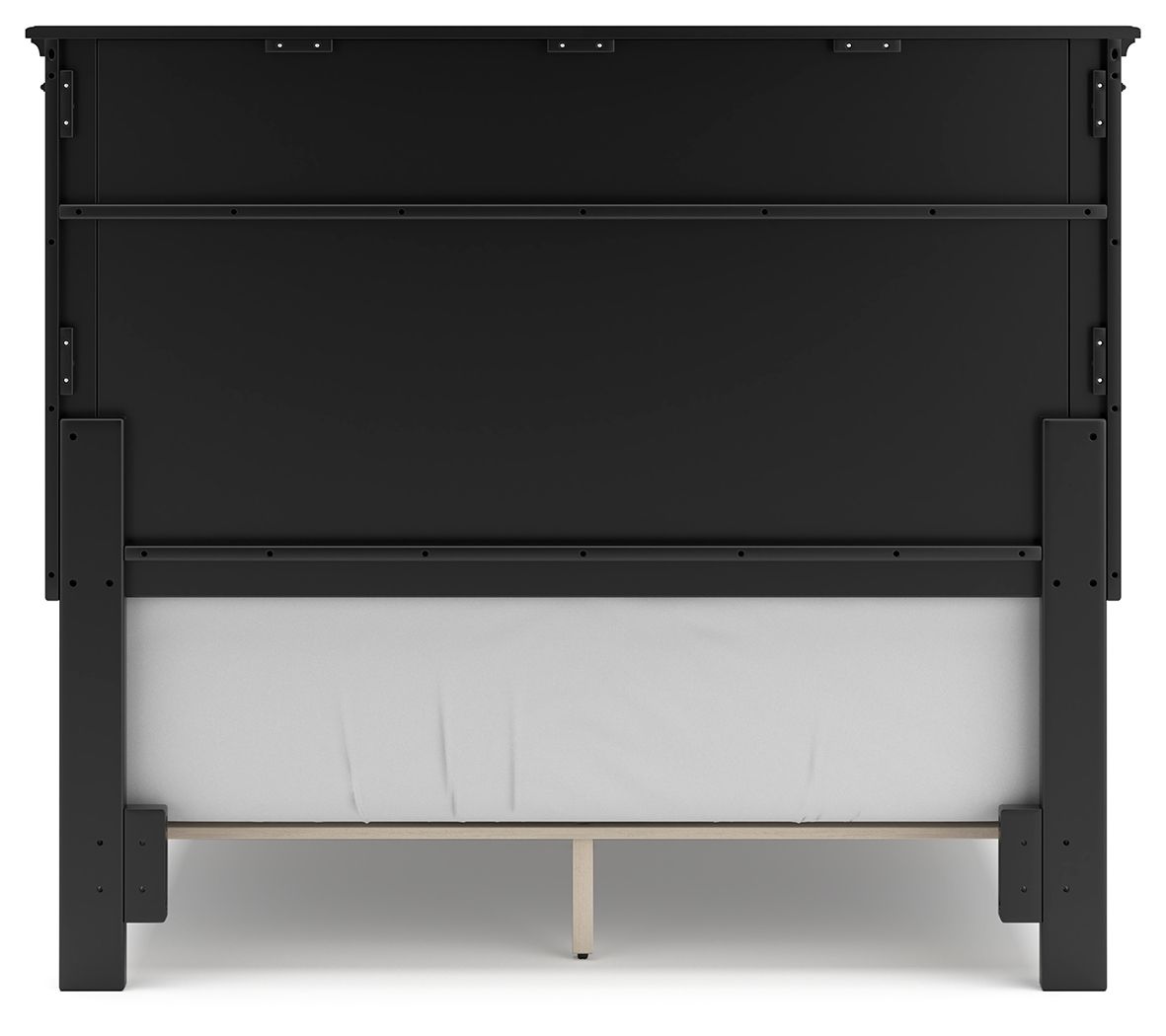 Lanolee - Panel Bed, Queen, Black