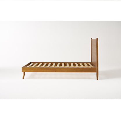 Okioki - Mid-Century Wood Bed