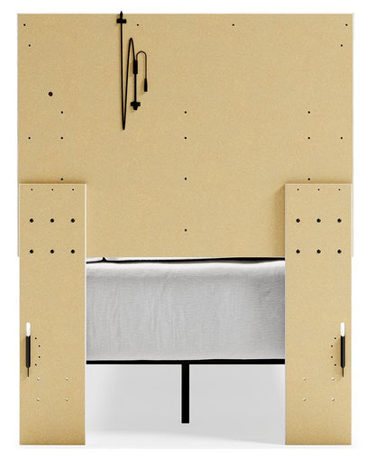 Altyra - Panel Bed, Twin, White