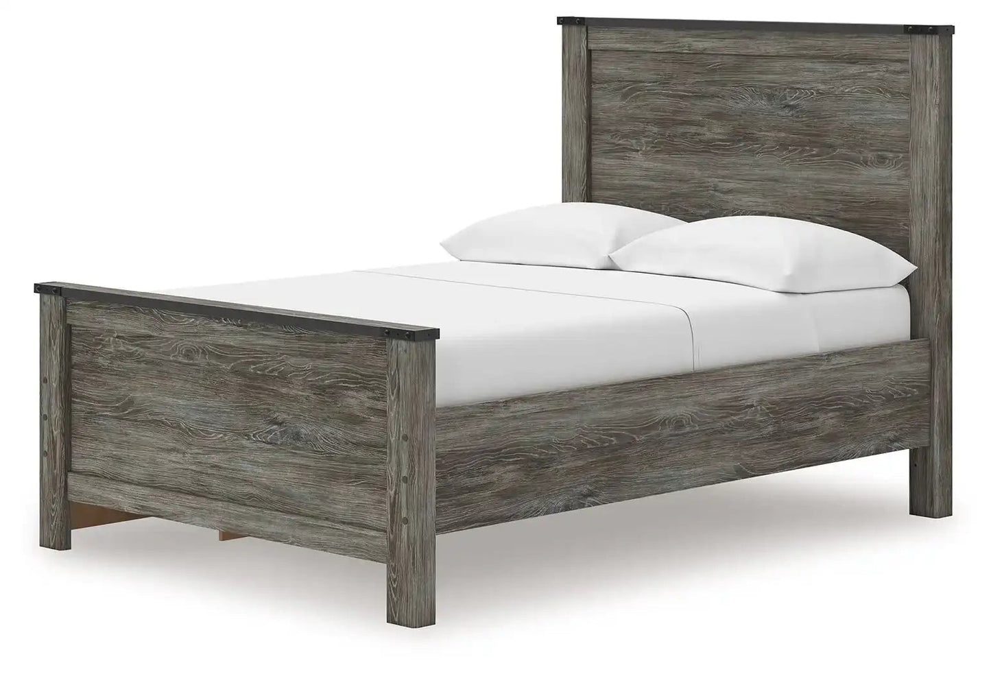 Frandern - Panel Bed, Full, Gray