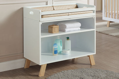 Livia - Multi Purpose Changing Table - Two Tone, Beige