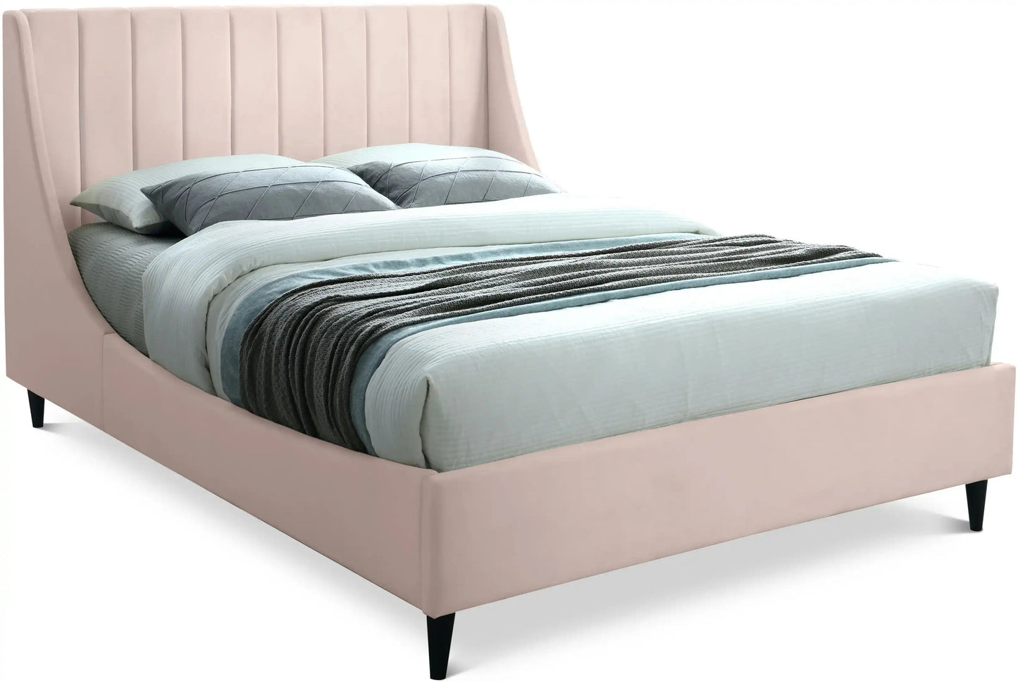 Eva - Velvet Bed, Twin, Green