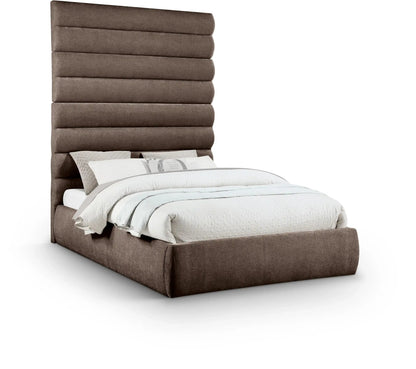 Adam - Chenille Fabric Bed With 89 Headboard