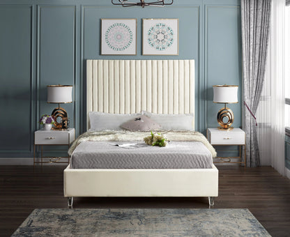 Candace - Bed, Full, Beige