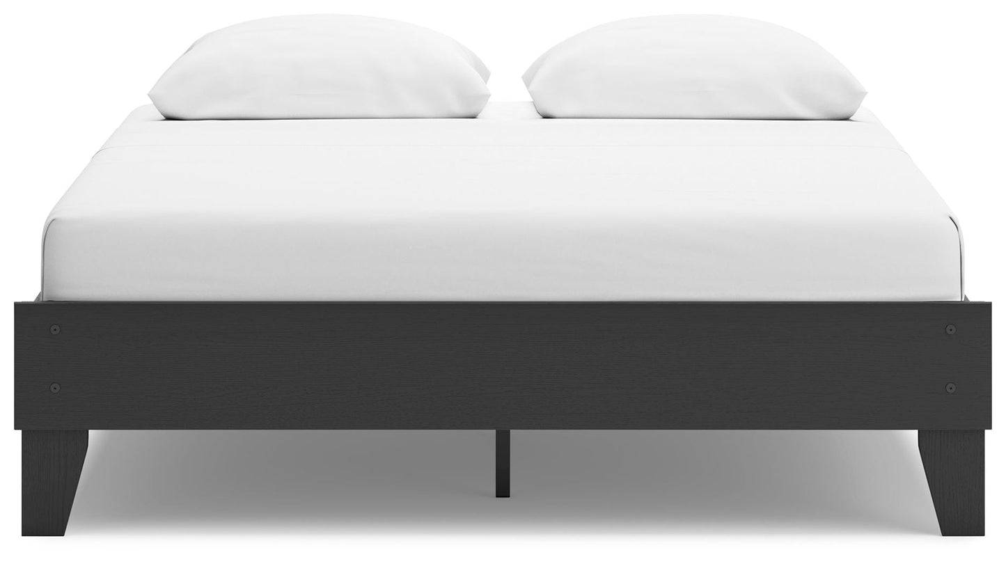 Socalle - Platform Bed, Twin, White