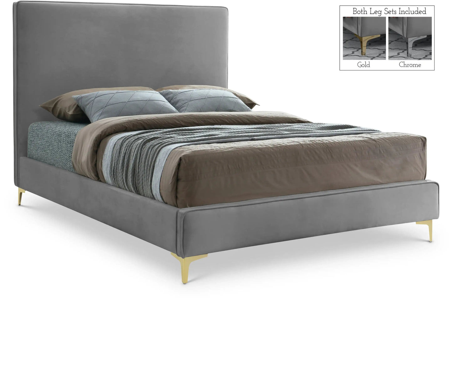 Geri - Bed, Full, Beige