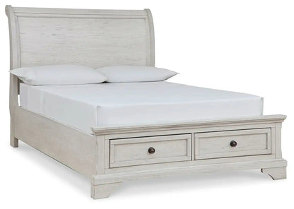Robbinsdale - Sleigh Bed, King, White
