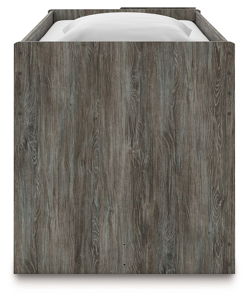 Frandern - Loft Bed, Twin, Gray