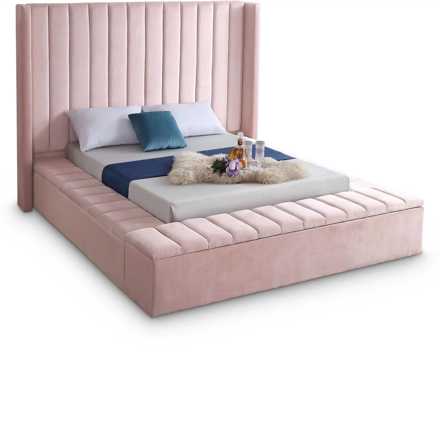 Kiki - Bed, King, Black